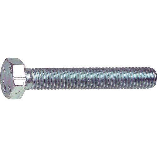 Sechskantschrauben 10.9 mit Gewinde bis Kopf  galv. verzinkt getempert M 27 x 120VPE: 10